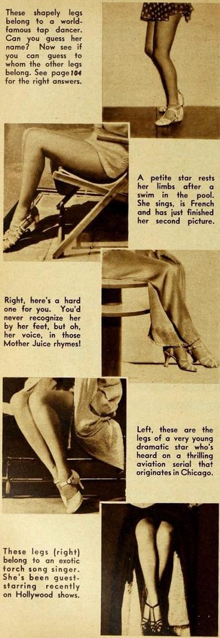 Illustration for article titled Whose Legs are These? A Look at Classic Hollywood’s Most Important Question